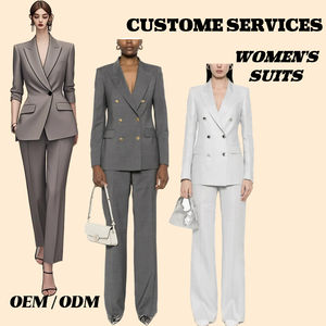 <span class=keywords><strong>Blazer</strong></span> in raso di fascia alta da <span class=keywords><strong>donna</strong></span> personalizzabile <span class=keywords><strong>con</strong></span> <span class=keywords><strong>cintura</strong></span> <span class=keywords><strong>con</strong></span> fibbia di tendenza giacca abito sartoriale a spalla strutturata all'avanguardia - Product Image 6