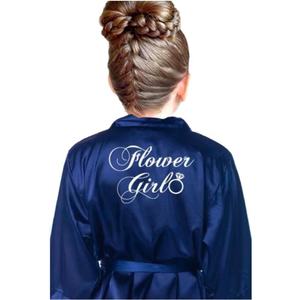 Kimono de seda satinada para novia y dama de honor, túnicas de boda - Product Image 3