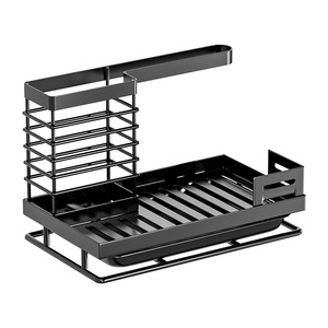 Estante de Almacenamiento Multifuncional Ecológico para Cocina, Montado en la Pared, para Esponjas, Paños, Cepillos y Toallas, con Drenaje, para Hotel - Product Image 3