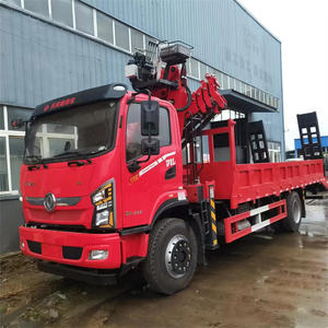 Camión de carga multiusos Dongfeng 4*2 <span class=keywords><strong>con</strong></span> grúa de brazo plegable 6,3 T | Knuckle <span class=keywords><strong>Jib</strong></span> | <span class=keywords><strong>Grua</strong></span> Plegable | Levantamiento y transporte industrial - Product Image 4