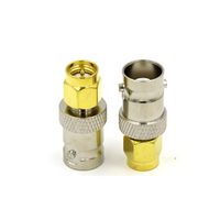 Connecteur coaxial RF en laiton BNC femelle vers adaptateur mâle SMA pour antenne