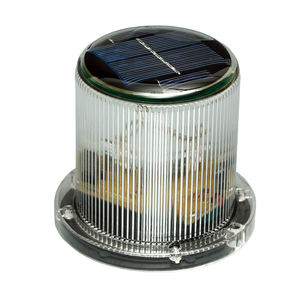 Luz de advertencia solar de 3,75 pulgadas LED Luz de muelle marino Impermeable Certificación CE/RoHS - Product Image 1