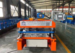 Tấm đúc thép tấm cán Máy làm HEBEI hình thang tấm kim loại hình thành máy - Product Image 2