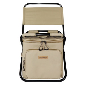 Soft Cooler Bag with Chair for Camping Travel - Product Image 1
