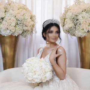 하이 퀄리티 빛 색상 배열 영원한 꽃 장미 전구 꽃 공 - Product Image 2