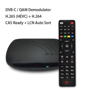DVB-C HEVC กล่องรับสัญญาณอัตโนมัติสแกน OTA อัพเกรด <span class=keywords><strong>HD</strong></span> AV USB สำหรับผู้ให้บริการ ERI-DVBCHD008เครือข่าย - Product Image 1