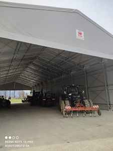 Tente standard EN en acier galvanisé de haute qualité personnalisable de marque italienne avec lumière tubulaire en treillis étanche pour le stockage - Product Image 4