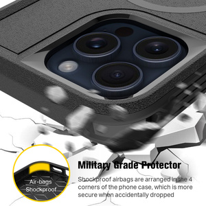 Chống sốc rõ ràng minh bạch Ins điện thoại di động Trường hợp đối với iPhone 16 15 14 13 12 11 Pro Max cộng với bán lẻ từ tính không dây sạc - Product Image 3