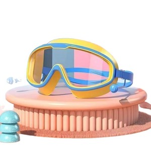 Child Swimming Goggles Pc Lens Anti Fog <b>Plastic</b> For Kids Water Play Travel - Product Image 3