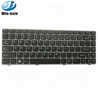 Clavier de remplacement pour Lenovo IdeaPad Z460 Z465 Z450 Series, clavier d'ordinateur portable en anglais américain avec cadre MP-09N73US-686