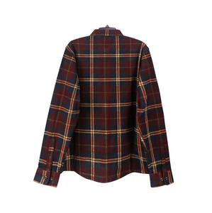 Camicie da <span class=keywords><strong>uomo</strong></span> eleganti a maniche lunghe in flanella tinta in filo, taglie forti, casual, personalizzate, all'ingrosso, per l'autunno - Product Image 2