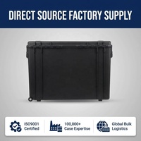 Valise à outils roulante grande capacité modèle D9466 avec roues et poignée, boîte de protection robuste