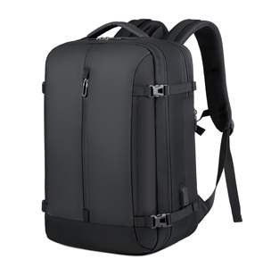 Sac à dos d'ordinateur portable d'affaires à grande capacité avec logo personnalisé, extensible, imperméable, en Oxford, sac à dos de voyage avec airbag - Product Image 6