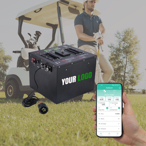 Batterie au lithium à décharge profonde avec BMS intelligent et surveillance BT, pack de batteries 48V 100Ah 105Ah 120Ah 200Ah pour voiturette de golf, pack de batteries 51.2V 105Ah - Product Image 1