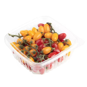 Wholesale Custom Clamshell Blister Plastic <b>Container</b> Fruit and Vegetable Display Tray Fresh Produce Packaging Punnet - Product Image 5