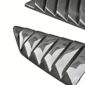 Carbon Fiber Side Window <b>Louvers</b> For Nissan GT-R R35 2008-2016 Rear Quarter Window <b>Vent</b> Cover - Product Image 3