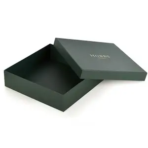 Custom Logo Removable Lid and Base Rigid Box Paperboard Packaging Paper Gift Box