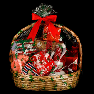 Sacs en cellophane OPP pour paniers de Noël, flocons de neige, 36 x 24 pouces, grands sacs en cellophane avec nœuds à tirer pour paniers et certains grands cadeaux de Noël - Product Image 4