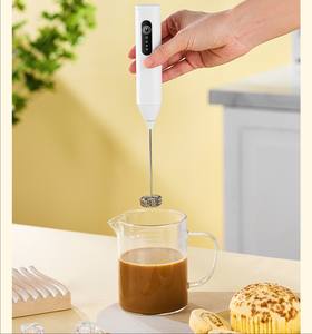 Espumador de Leche Eléctrico Rápido y Eficiente para Bebidas de Café, Totalmente Recargable, Incluye Cable USB C, Espumador de Leche Inalámbrico - Product Image 1