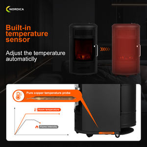 Vente chaude Flamme Rouge Portable <span class=keywords><strong>Chauffage</strong></span> Au <span class=keywords><strong>Gaz</strong></span> FH-508 <span class=keywords><strong>Mobile</strong></span> GPL Nature Cuisinière À <span class=keywords><strong>Gaz</strong></span> 3.4 KW Intérieur Avec Six Vitesses Contrôle De Température - Product Image 2