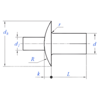 Rivets d'expansion à marteau en aluminium pour fixation de boîtes aux lettres et tôles – Approvisionnement direct usine