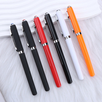 Stylo Gel Noir Mat Personnalisé avec Logo Imprimé – Idéal pour le Bureau et la Promotion – Vente en Gros