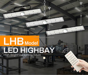 Lampada Industriale Tri-proof 250W 220V-240V 185Lm/W, Luce LED Lineare Sospesa con Sensore Integrato - Product Image 4