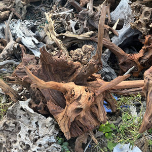 Natuurlijke houten decoratie voor aquarium, plastic zinkend drijfhout - Product Image 5