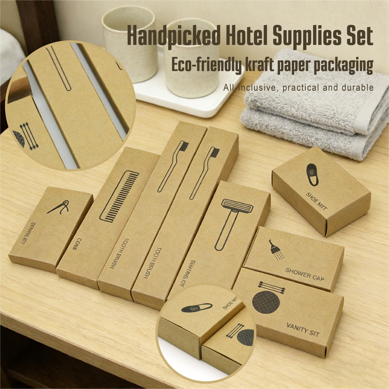 Biodegradable Customizable Hotel Amenities Set Eco