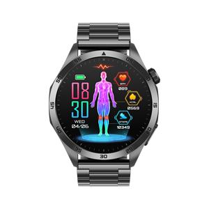 Reloj inteligente ET485 con monitor ECG, batería de larga duración, llamada SMS, alarma, recordatorio, Monitor de ritmo cardíaco, reloj inteligente para hombre - Product Image 4