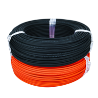 Rot Schwarz H1z2z2-k 2-adriges Stromkabel Solar draht 4 mm2 6 mm2 10 mm2 25 mm2 Twin Core Solar Pv-Kabel