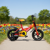 Bicicleta QUQI de 12 Pulgadas para Niños y Niñas, con Cuadro de Acero al Carbono, Ruedas de Entrenamiento, Frenos y Canasta de Plástico