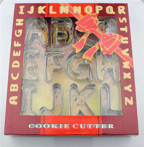 Élégantes emporte-pièces à lettres <span class=keywords><strong>de</strong></span> 12 pièces avec un emballage raffiné pour les cadeaux <span class=keywords><strong>de</strong></span> fêtes et la pâtisserie pour occasions spéciales - Product Image 2