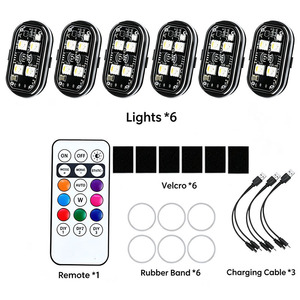 TCYATO Nouvelle lumière clignotante LED sans fil télécommandée pour voitures, motos, drones et scooters, lumière d'avertissement anti-collision - Product Image 5