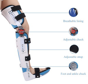 Orthèse de genou soutien stabilisateur articulaire cheville orthèse de <span class=keywords><strong>pied</strong></span> bretelles hanche <span class=keywords><strong>marche</strong></span> bottes de <span class=keywords><strong>marche</strong></span> fixes équipement de rééducation du genou - Product Image 2