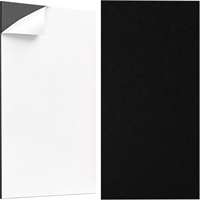 Panneau acoustique mural en polyester insonorisant noir auto-adhésif épaissi de 0,47 pouce pour traitement acoustique intérieur