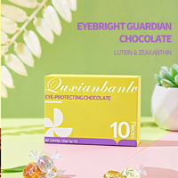 BASE OEM Compléments alimentaires pour les yeux Vitamine C Carotène Oméga-3 Chocolat Soutien immunitaire Amélioration de la vue pour adultes et tous âges