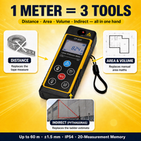 Télémètre laser CP-60P 60m 196ft, télémètre laser numérique portable, mini télémètre