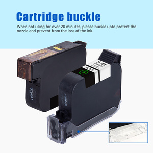 Cartouche d'encre noire remanufacturée INK-TANK 45 51645A 45si TIJ 2.5 12.7mm pour imprimante HP45 HP 45 portable - Product Image 6
