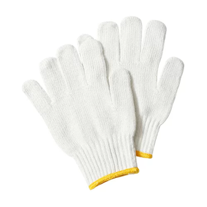 Durable 600g/doz <b>Knitting</b> <b>Gloves</b> Anti-Slip Anti-Heat Anti-Cut Safety Cuff Breathable Heavy Duty Work <b>Gloves</b> OMET Cotton - Product Image 5