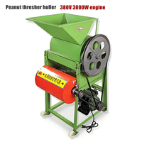 Machine à décortiquer et à éplucher les cacahuètes 380V, petite machine à décortiquer les cacahuètes pour la maison, décorticage et épluchage automatiques