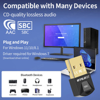 Adaptateur USB 6.0 transfrontalier sans pilote pour ordinateur, casque, haut-parleur, souris, clavier, récepteur et émetteur