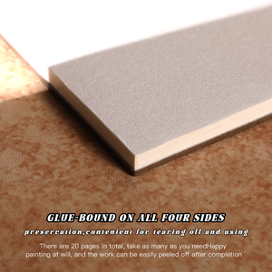 Best Seller Rubens Serie Spring Blossom, 50% Cotone, Pressato a Freddo, 200gsm, 20 Fogli, 8K 16K 32K, Blocco da Disegno Ecologico per Acquerello - Product Image 5