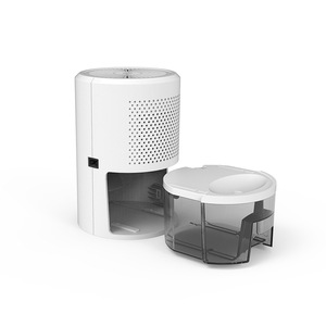 Mini déshumidificateur Aromacare 22,5 W blanc pour la maison, la salle de bain, la garde-robe, 110 V avec réservoir d'eau, arrêt automatique - Product Image 1