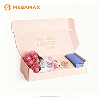 Großhandel Faltbare Wellpappe-Geschenkbox für Blumenlieferung, Bedruckte Karton-Versandboxen für Kleinunternehmen