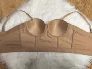 Groothandel Dames Op Maat Gemaakt Basic Verstelbare Luxe Stalen Ring Schouderband Simpele Bustier <span class=keywords><strong>Corset</strong></span> Top - Product Image 4