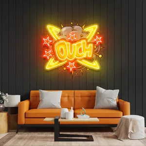 Free Design Artwork Logo Neon Light Sign Custom Wall Decoration Popular Full Color Led Neon Light Art Electronic Sign