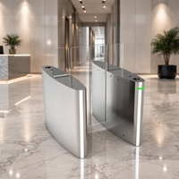 Tourniquet coulissant en acier inoxydable SUS304, portillon rapide pour piétons avec reconnaissance faciale, RFID, code QR et anti-collision