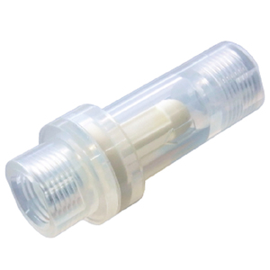 Filtro de Tubería de Plástico en Línea de 100 Mallas con Cuerpo de Polipropileno Altamente Transparente y Entrada de Tubo de 1/4 - Product Image 1