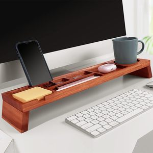 High Quality <b>Wooden</b> <b>Desk</b> Organizer for Office & Home Use with Multiple Compartments for Stationery Files & Daily Essentials - Product Image 6